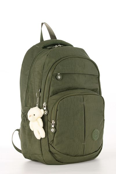 Strong Bag حقيبة مدرسية قوية مجعدة - حجرة كمبيوتر محمول وكمبيوتر محمول متعددة الأقسام للتنزه اليومي والسفر الرياضي