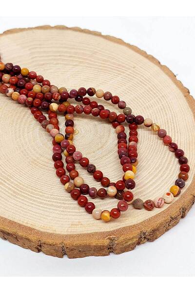 Yasamtohumu Korice od jaspisnog kamena - 9 cm dužine, 4 mm (44505)