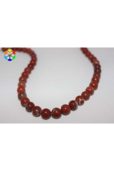 Yasamtohumu 9cm dugačka četvrtina niza od jaspisnog kamena - model 10mm (14255)