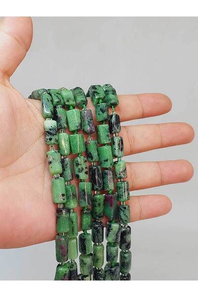 Yasamtohumu 6,5x13mm Anolit kamen - 9cm dugačka četvrtasta grupa (49928)