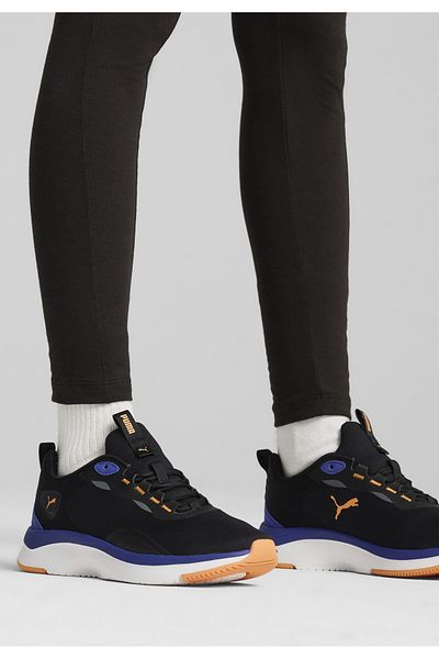Puma SOFTRIDE Orla-PUMA - Negru, Gri, Melon Lazuli Printed White