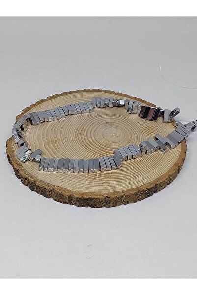 Yasamtohumu Hematit kamen, pravougaona dvostruka rupa, četvrtina niza - 9 cm ...