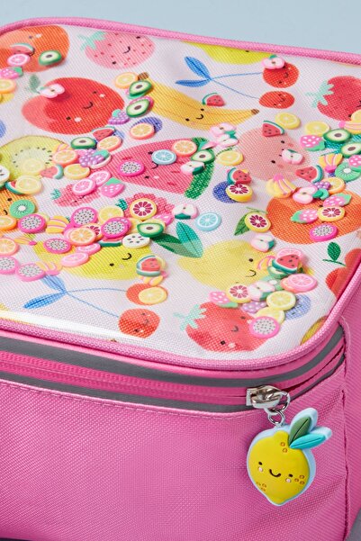 Next Baby Pembe Meyve Desenli Beslenme Çantası ve Su Şişesi Seti ALYBC00001