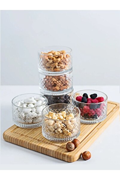 Rayan Elysia Magnolia Glass Bowl Set of 6