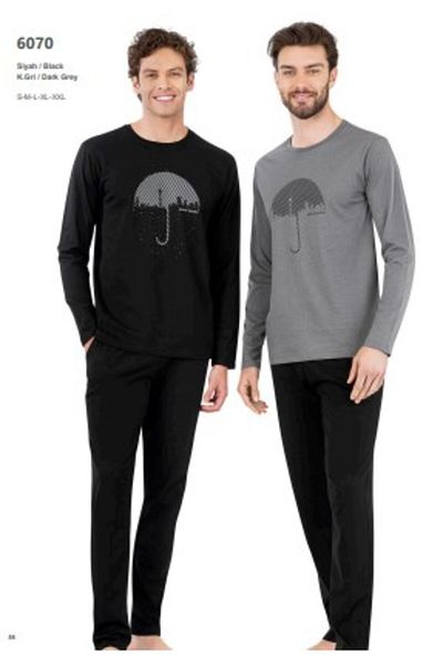 Pierre Cardin Ανδρικό σετ πιτζάμες με μακρυμάνικο 6070