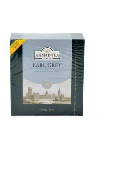 Ahmad Tea X100pcs كيس شاي رمادي مبكر
