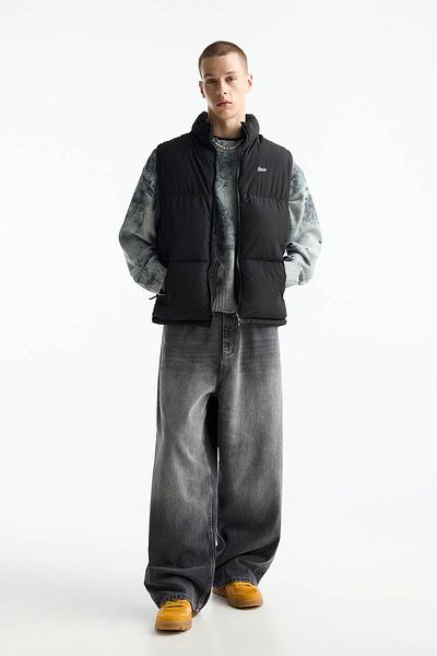 Pull & Bear Stwd Logo Inflatable Vest