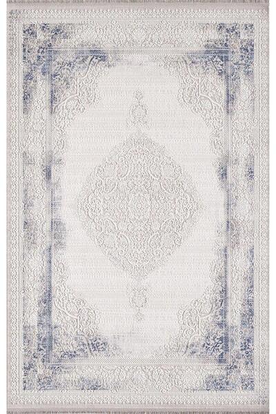 Artemis Halı Artemis Halı 02517A Mavi Krem Klasik Göbekli Halı