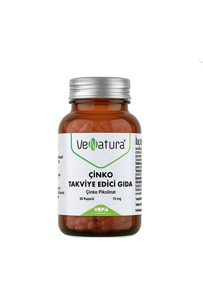 VeNatura 15 Mg Zinc - 60 Capsules Tablets