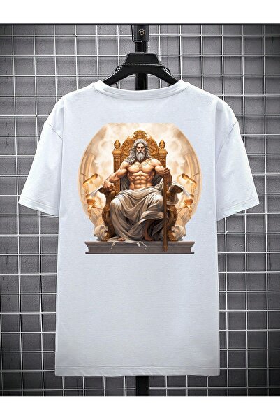 MODAVİBE Μπλουζάκι Unisex με στάμπα Zeus - Modavibe