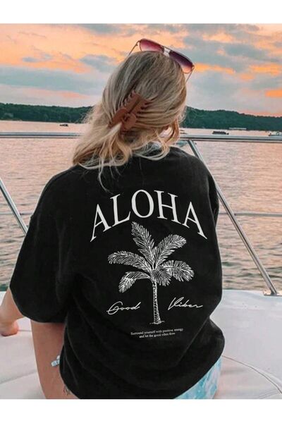 MODAVİBE Tricou de damă cu croială lejeră - Modavibe