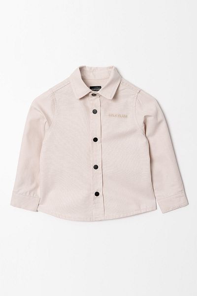 Gold Class Kidswear Основна риза за момче - сгъваем дълъг ръкав