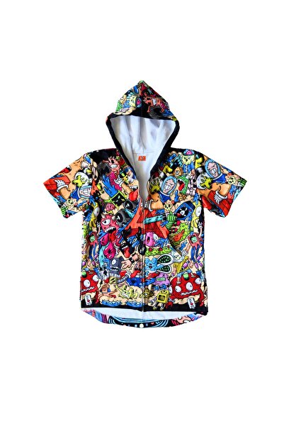 GOFACE Kitesurf wakeboard yüzme plaj poncho panço mikrofiber havlu