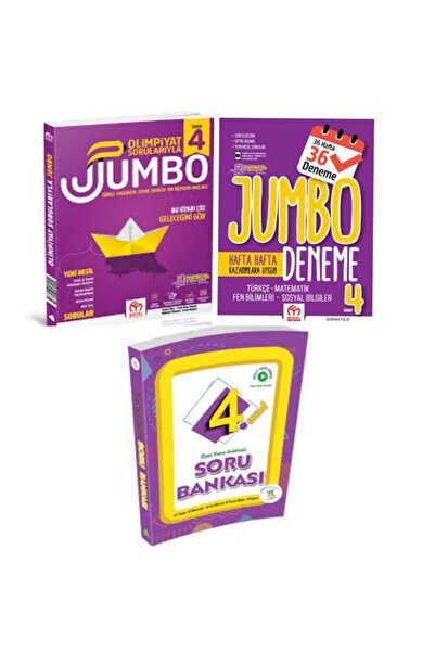MODEL EĞİTİM YAYINCILIK 4.Sınıf Olimpiyat Sorularıyla Jumbo Soru Bankası+Tüm ...