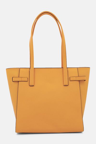Michael Kors Women Carmen Large Handbag 31 H x 32 L x 16 W cm, Yellow