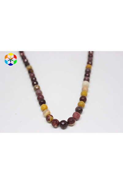 Yasamtohumu Jasper kamen, fasetirani četvrtinski niz - dužina 9 cm, 6 mm (9803)