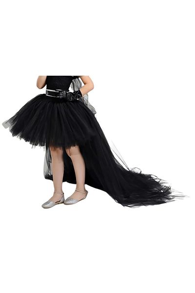nsmkidslife Fusta tutu cu coadă lungă la spate pentru fete