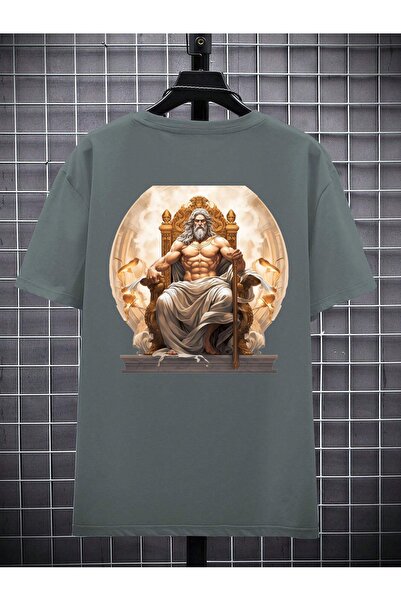 MODAVİBE Μπλουζάκι Unisex με στάμπα Zeus - Modavibe