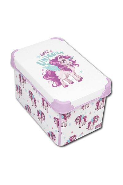 QUTU Διακοσμητικό κουτί αποθήκευσης Style Box Unicorn με μοτίβο 5 L
