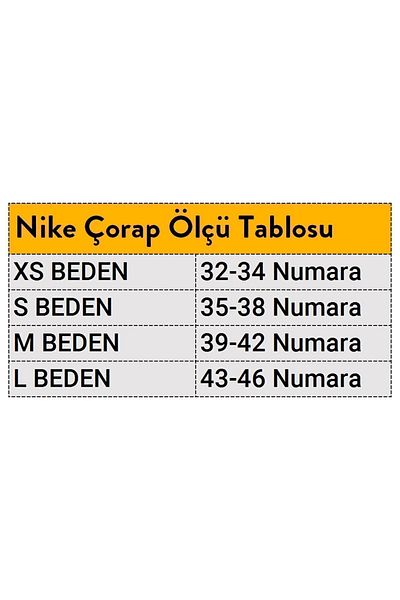 Nike U NK EVERYDAY LTWT NS 3PR Unisex zokni SX7678-100
