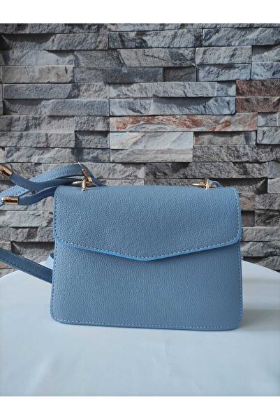 Zeyvar Zarf Kapak Suni Deri Kadın Çantası