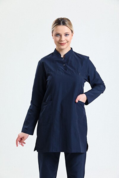 Ehil Doktor/hemsire Forması Likralı Tesettür Üniforma Tek Üst