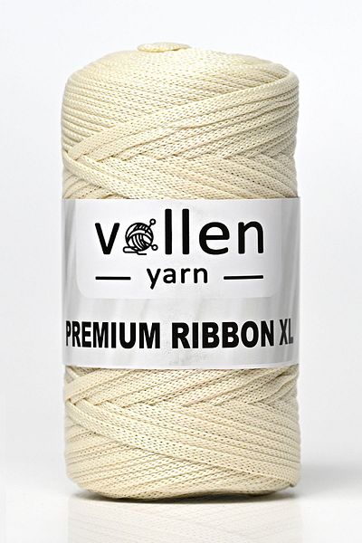 vollen yarn Πολυτελές Πολυεστερικό Κουβάρι - 200gr/4mm Εκρου Χόμπι Νήμα, Νήμα Τσάντας, Νήμα Σουπλά
