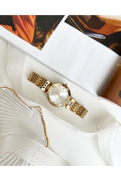 Navimarine Gold Color Crystal Glass Women's Wristwatch