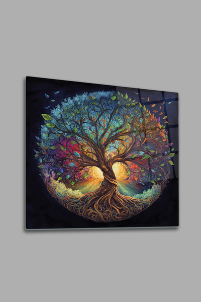 Decorita Cam Tablo | Secret Tree | 60cm x 60cm