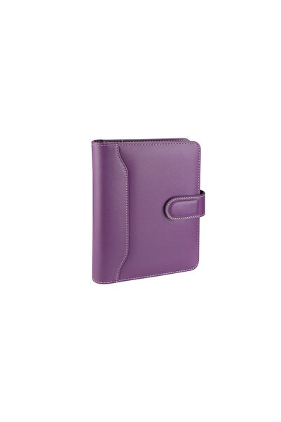 2K Organizer Agenda with Case A5 Undated Lined 160 Sheets 14X20 Notebook Medium Language Rainbow Vegan 1