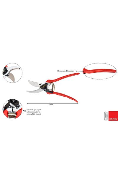 CETA FORM 215 Mm Aluminum Body Tie clipper - J22-215c