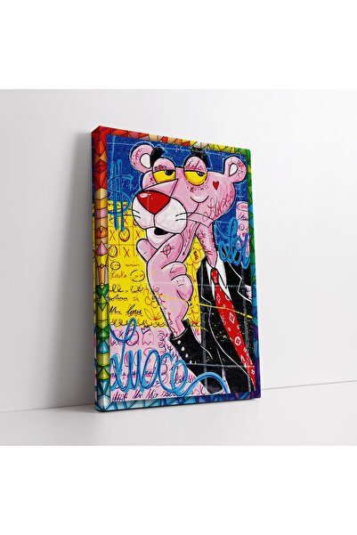 KOSS Dijital Banksy Pink Pantera Pop Art Slika na platnu
