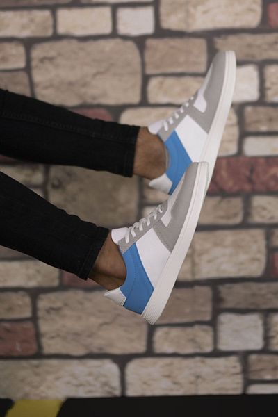Riccon Ice White Blue Unisex Sneaker0012219