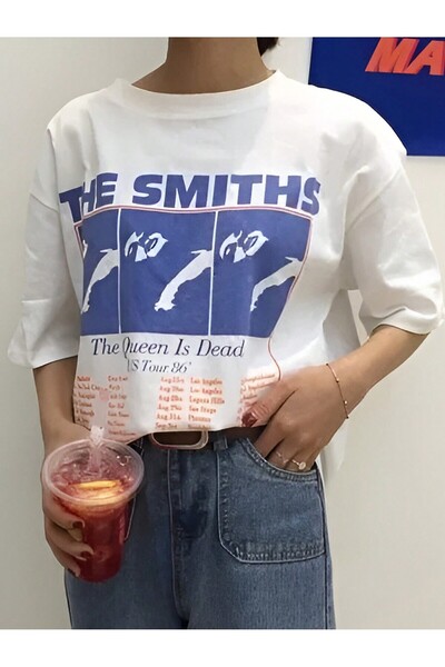 Jose Clothing Tricou oversize imprimat din bumbac organic