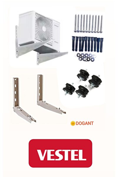 Dogant 3m Vestel 12000 Btu ve 18000 Btu Dış Ünite Konsol Klima 50 Cm Ayak Takoz Vida Dubel