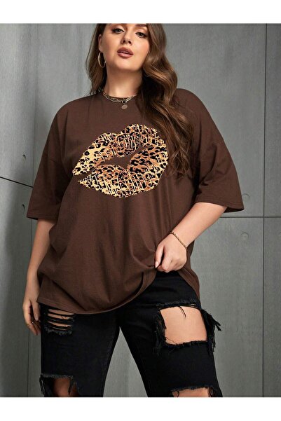 MODAVİBE Tricou damă marime mare - imprimat