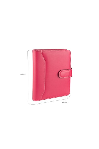 2K Organizer Agenda with Case A5 Undated Lined 160 Sheets 14X20 Notebook Medium Language Rainbow Vegan 1