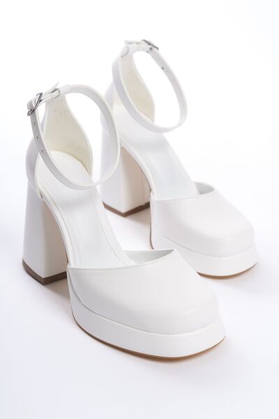 Shoesers Kadın Özel Tasarım Platform Topuklu Ayakabı, Gelinlik Ayakkabısı (KALIPLAR YARIM NUMARA BÜYÜKTÜR.)