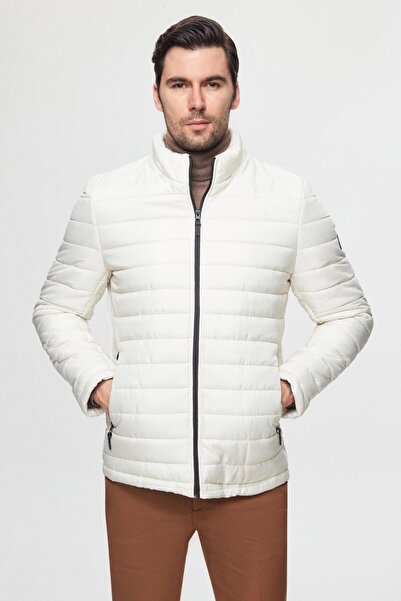 D'S Damat Παλτό Ds Damat Slim Fit με πέτρινη επένδυση από αντιανεμικές ίνες