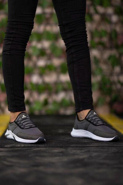 Riccon Zakouřené bílé unisex tenisky0012035