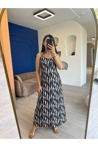 devesta Rochie cu curea neagra cu model Rosita