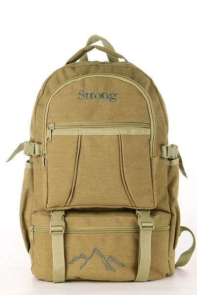 Strong Bag STRONG Unisex Outdoor Backpack - Canvas Fabric, Laptop Compartment, Mountaineer Backpack Escp01