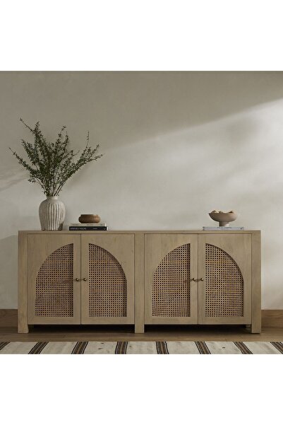 Latanwood Whitney Hazeranlı Ahşap Konsol
