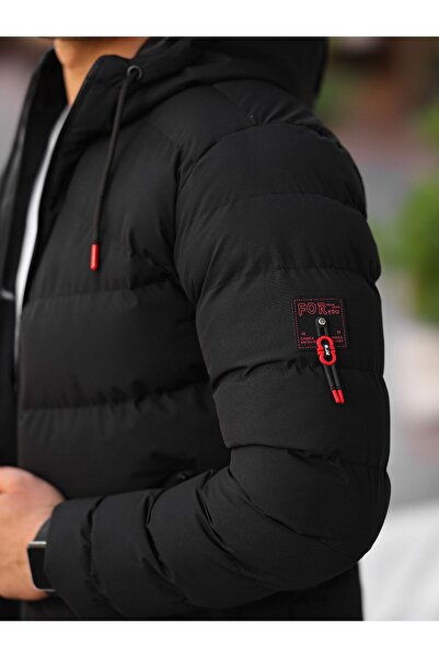 BOYS MANS Vodě a větruodolná pánská zimní bunda s kapucí Puffer Jacket