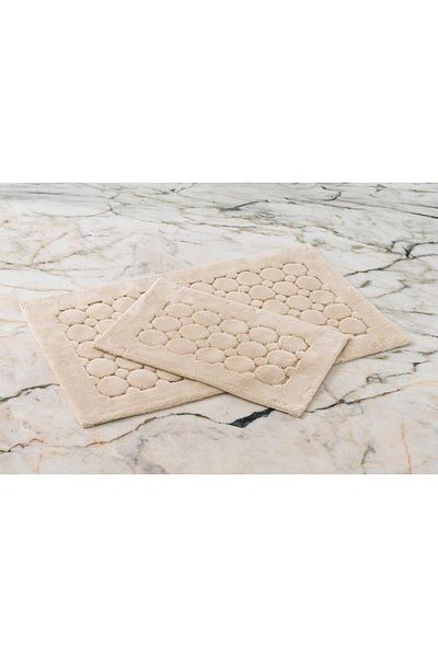 Cotton Box Σετ μαλακό μπεζ σφουγγαρίστρα - Σετ 2 - 60x100 cm και 40x60 cm βαμβακερά υφαντά σφουγγαρίστρα