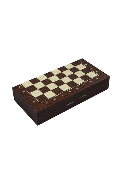 SERA Checkers and Chess Set - Wooden Box