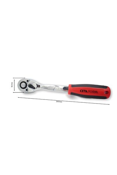 CETA FORM C21-14n 1/2" Buttoned Ratchet Handle - 42-250MmAngled Body