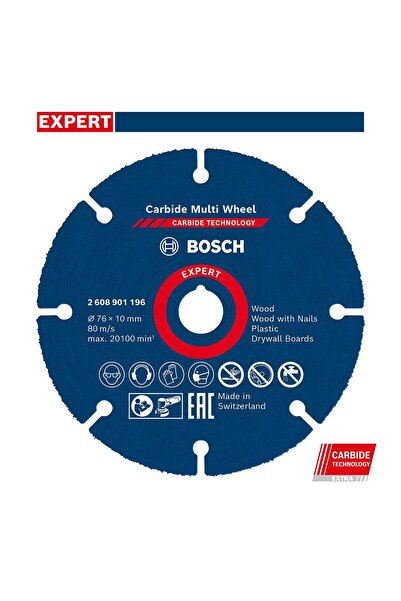 Bosch Expert 76 Mm Carbide Multi Wheel Kesme Diski 2608901196