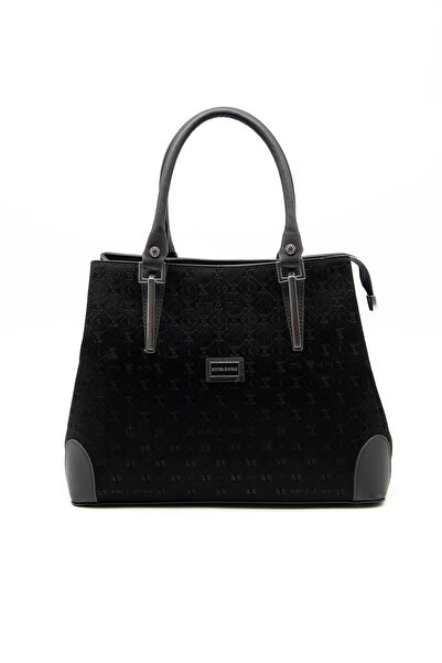 Silver Polo Черно - Черна дамска чанта SP667