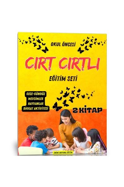 Enine Boyuna Eğitim مجموعة تعليمية لمرحلة ما قبل المدرسة (كتابان)